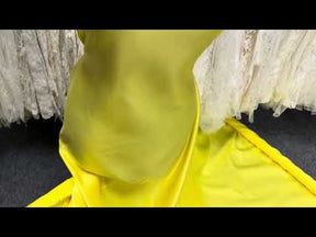 Lemon Polyester Satin - Majestic