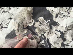 Ivory Beaded Lace - Masuka