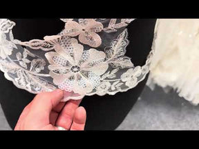 Ivory Sequin Edging - EF3003