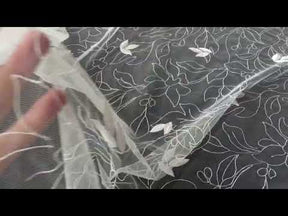 Ivory Embroidered Lace - Winslett