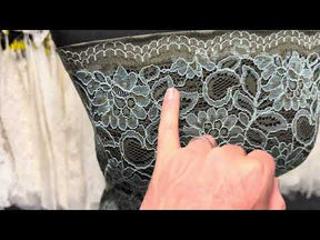 Duck Egg Corded Lace - Tocca