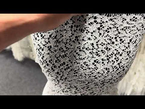 Ivory Corded French Lace - LA4005