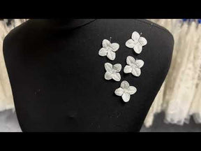 Ivory 4 Petal Flowers - MM005 (Bag of 144)
