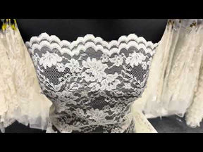 Dark Ivory Raschel Lace - P384