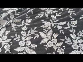 Ivory Embroidered Lace - EB5039