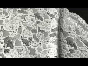 Ivory Raschel Lace - P212