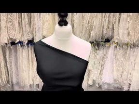Black Chiffon Fabric - Serendipity