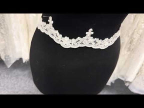 Ivory Corded Lace Trim - T642