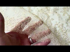 Gold Chantilly Lace - P287