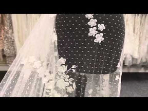 Ivory Italian Embroidered Lace - Landry