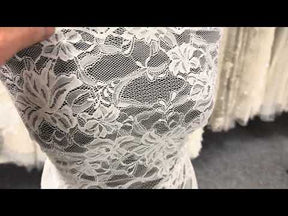 Ivory Stretch Lace - LB7007
