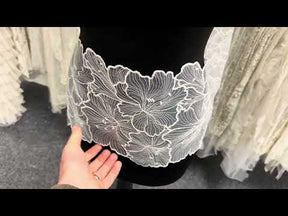 Ivory French Embroidered Trim - Monique
