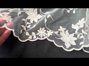 Ivory Sequin Lace - EB3063