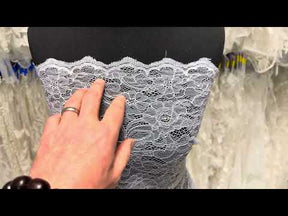 White Raschel Lace - P412