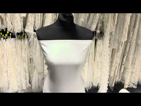 S Ivory Heavy Soft Satin - PB1014