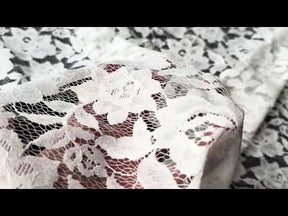 Ivory Raschel Lace - Jenica