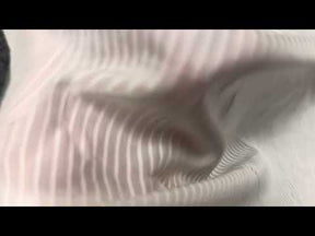 Ivory Self Coloured Striped Voile - PH5002