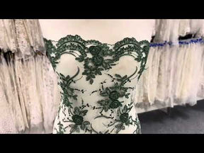 Forest Green Lace - Maria