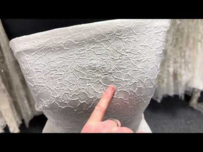 Ivory Italian Silk Blend Brocade - BR1015