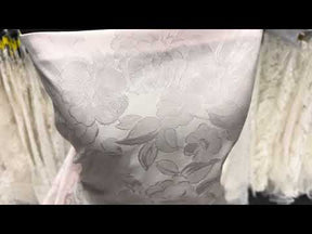 Pink Silk Blend Jacquard - P665
