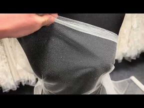Ivory Glitter Tulle - Scalaway
