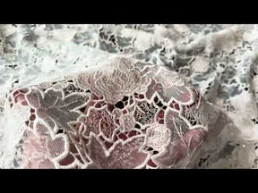 Ivory and Pink Lace - LB4004