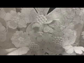 Ivory 3D Flower Lace - Arcadia