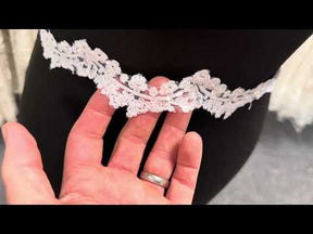 White Beaded Trim - T745