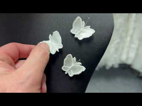 Ivory Butterfly Applique - M4