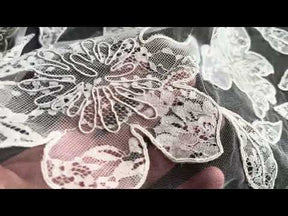 Ivory Corded Contemporary Lace - Sawyer