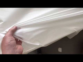 Ivory Polyester Stretch Taffeta - Abundance