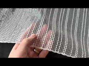 Ivory Sequin Embroidery Lace - EB3037