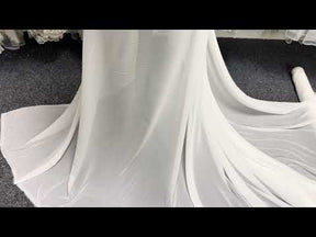 Pale Ivory Heavy Chiffon - PB2003