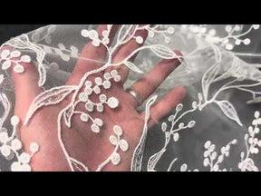 Ivory Embroidered Lace - Howard