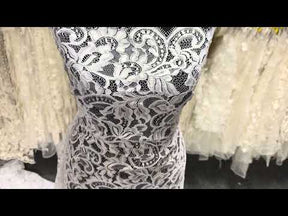 White Corded Lace - LA7014