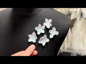 White 5 Petal Flowers - MM0030 (Bag of 144)