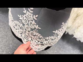 Shell Pink Corded Lace Trim - T623