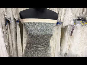 Nude Glitter Tulle - TU0066