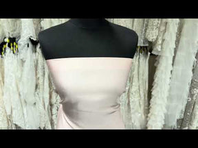 Nude Blush Polyester Satin Backed Crepe - Nostalgic (CF)