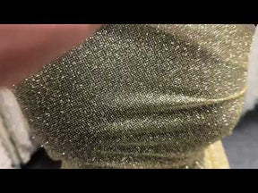Pale Gold Glitter Tulle - Salvage