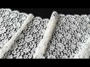 Ivory Corded Chantilly Lace - Norben