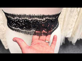 Black French Lace Edging - EE4004