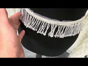 Ivory Beaded Fringing - EH2005