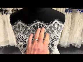 Ivory Corded Floral Lace – Faraday