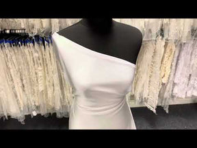 White Tri-Acetate Satin - Truth