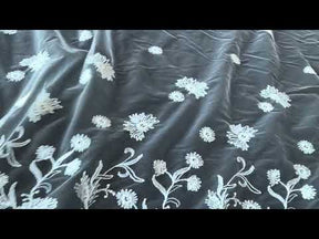 Ivory Embroidered Lace - Orlaith
