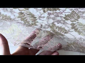 Pink Raschel Lace - Wren
