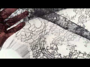 Black Chantilly Lace - P725