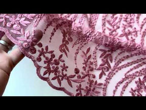 Pink Sequin Lace - EB3051