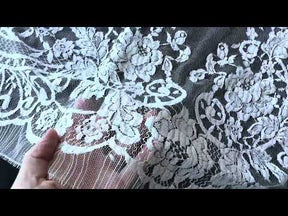 Ivory Organic Chantilly Lace - Nola